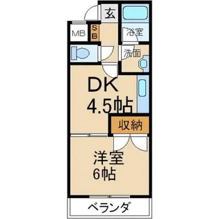 ユーベルI【3階】の間取り