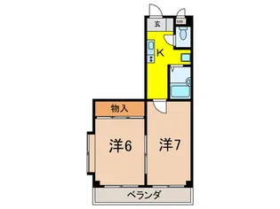 フォ-ラム石神井【2階】の間取り