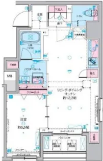 東京都千代田区東神田2【マンション】の間取り