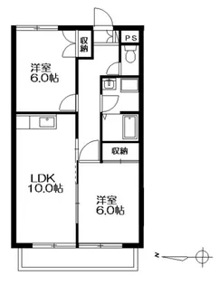 東京都練馬区石神井台3【マンション】の間取り