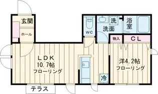 リトルヒル IIJIMA【1階】の間取り