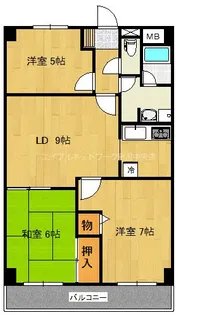 パープルマウンテン【2階】の間取り