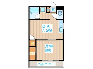 セレンティ弥生【1階】の間取り