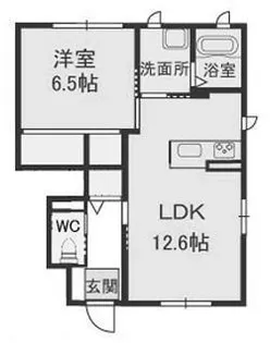 クレセオsakura A・B棟【1階】の間取り
