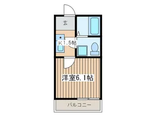 Stazione Minami Rinkan【3階】の間取り