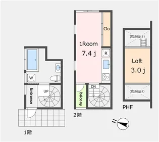 東京都世田谷区北沢1【一戸建】の間取り