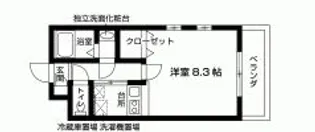 Nasic本八幡【1階】の間取り