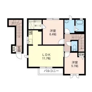 ファーブルタウンIII【2階】の間取り