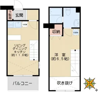 可染館の間取り