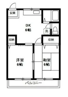 メゾンドフレア【2階】の間取り