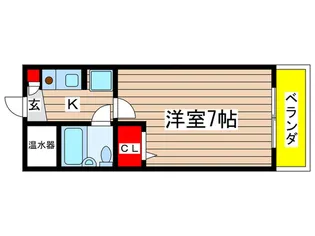 第二ハイコ-プ田中【2階】の間取り