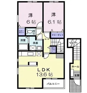 バンフォーレMK【2階】の間取り