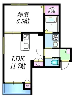 ザ・ヘーベルレジデンス【4階】の間取り