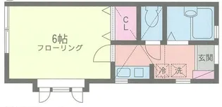 ピュア・スプリング弘明寺【1階】の間取り
