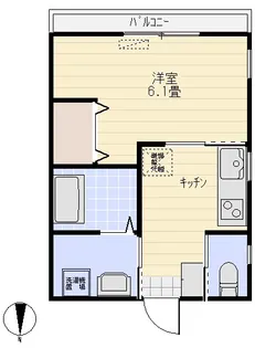 山一東十条ビル【4階】の間取り