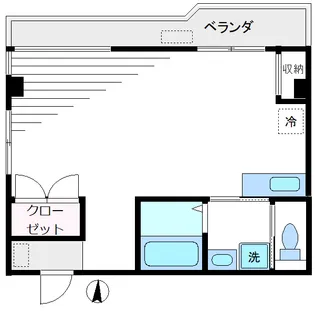第二青柳ビル【4階】の間取り