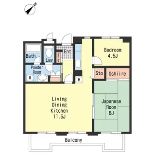 ミナモトパークハイム【3階】の間取り