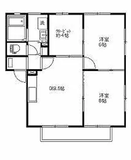 サンガーデン小金井 弐番館【2階】の間取り