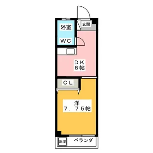藤ハイム【2階】の間取り