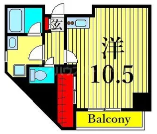 ONE三ノ輪【2階】の間取り