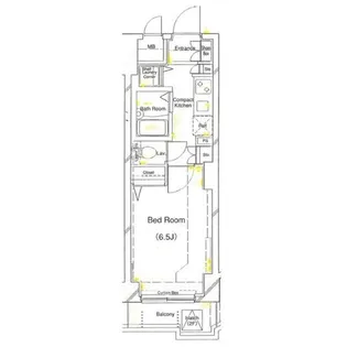 CYNTHIA FOUR-D MEGUROOHASHI【4階】の間取り