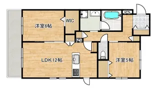 アノイエ 東棟【1階】の間取り