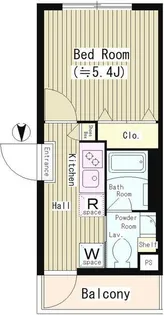 パークヒルズ経堂【2階】の間取り