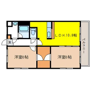 ハバードリーム5番館【3階】の間取り