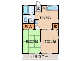クレセント晴丘【2階】の間取り