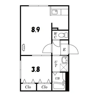 Gentile S8【1階】の間取り