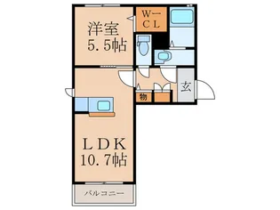 サングレコ61【1階】の間取り