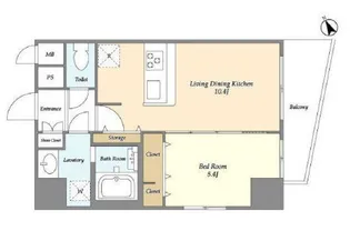 Blurock板橋【11階】の間取り