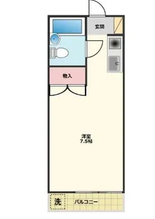 ベルメゾン【2階】の間取り