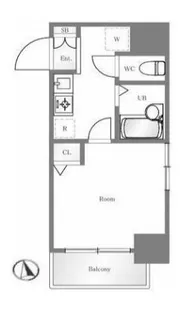 スカイコート高田馬場第五【2階】の間取り