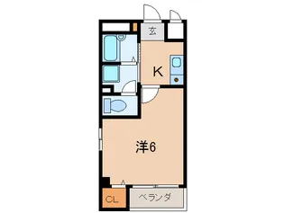 シロハイヌ尼崎2【8階】の間取り