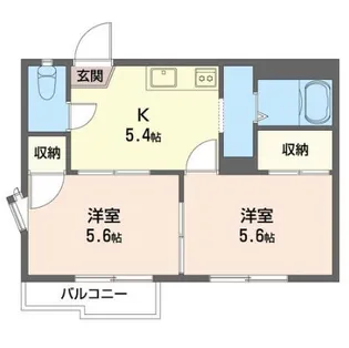 麻生レジデンスA【SHM】【2階】の間取り