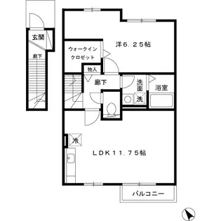 レセンテスパシオ A【2階】の間取り
