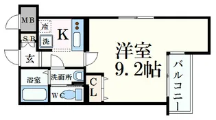 べラジオ京都高台寺【5階】の間取り