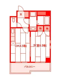プランドール星川【3階】の間取り
