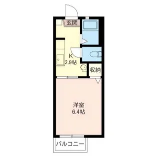 本町ホワイトハイツ【1階】の間取り