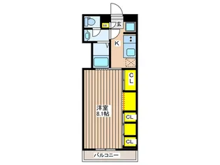 プリメーロ輝【3階】の間取り