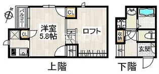 CB次郎丸シエロ【2階】の間取り
