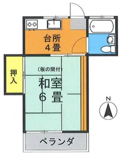 ベルク【2階】の間取り