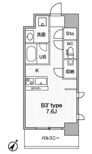 JMFResidence町田【1階】の間取り