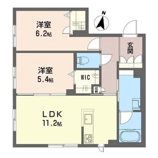 シャーメゾングレイス【1階】の間取り