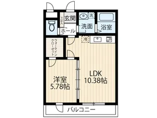 セーリング サンセット【1階】の間取り