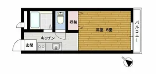 コーポ山吹【2階】の間取り