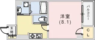 エスポアシティ神戸【2階】の間取り
