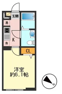 MUTE MINAMIKOIWA【1階】の間取り
