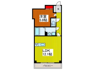 BLESS GARDEN THE RESIDENCE【3階】の間取り